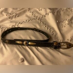 Vintage Y2K Italian leather belt